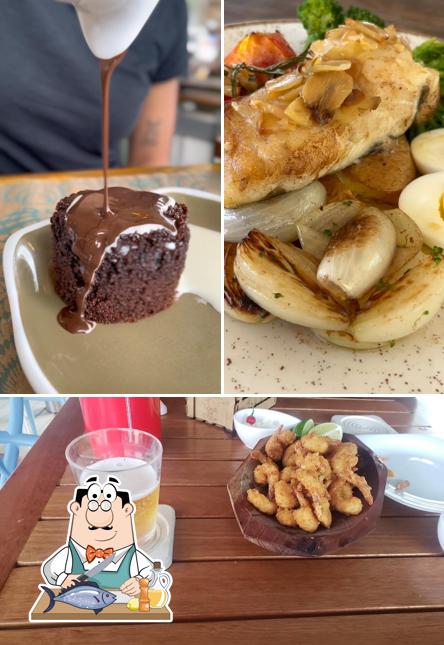 Salmão grelhado em Mar de Copa