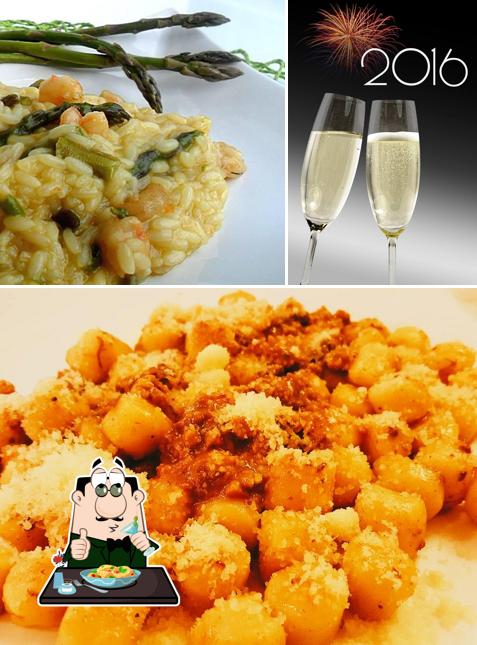 La cibo e vino del ristorante