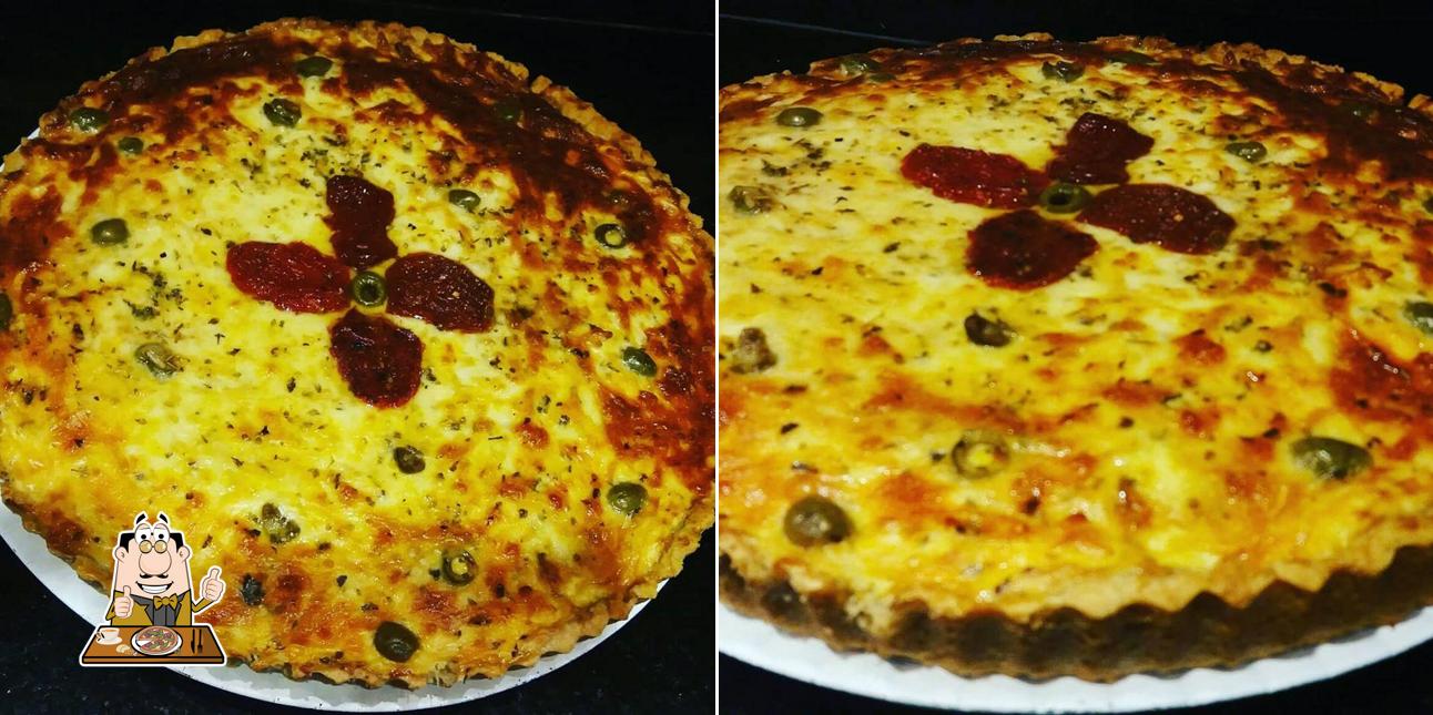 Escolha pizza no Restaurante e Bar do Bugre