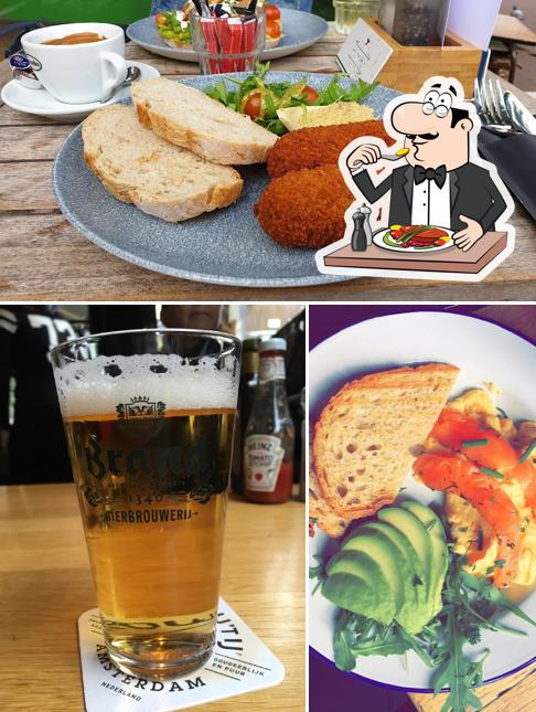 Voici la photo représentant la nourriture et bière sur Café Van Leeuwen