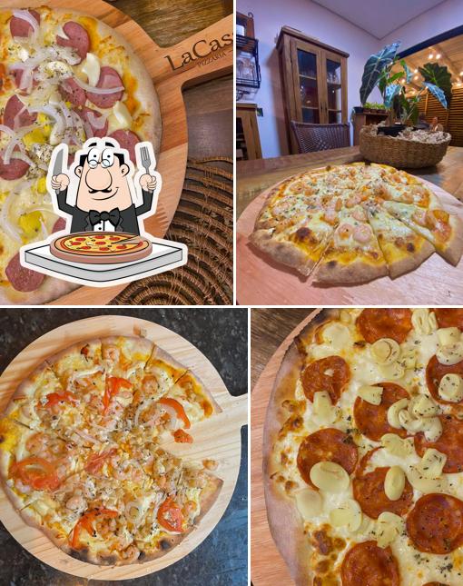 No La Casa Buffet e Eventos Barra Velha, você pode degustar pizza