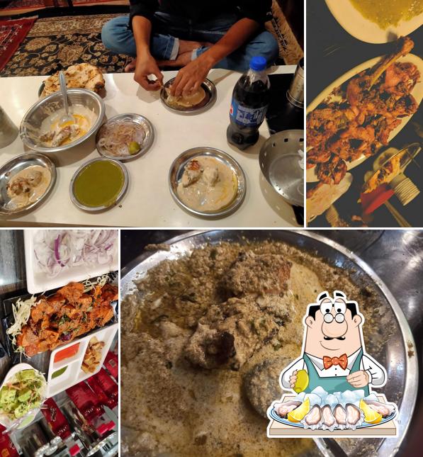 Oysters at Al Khuzaima Restaurant