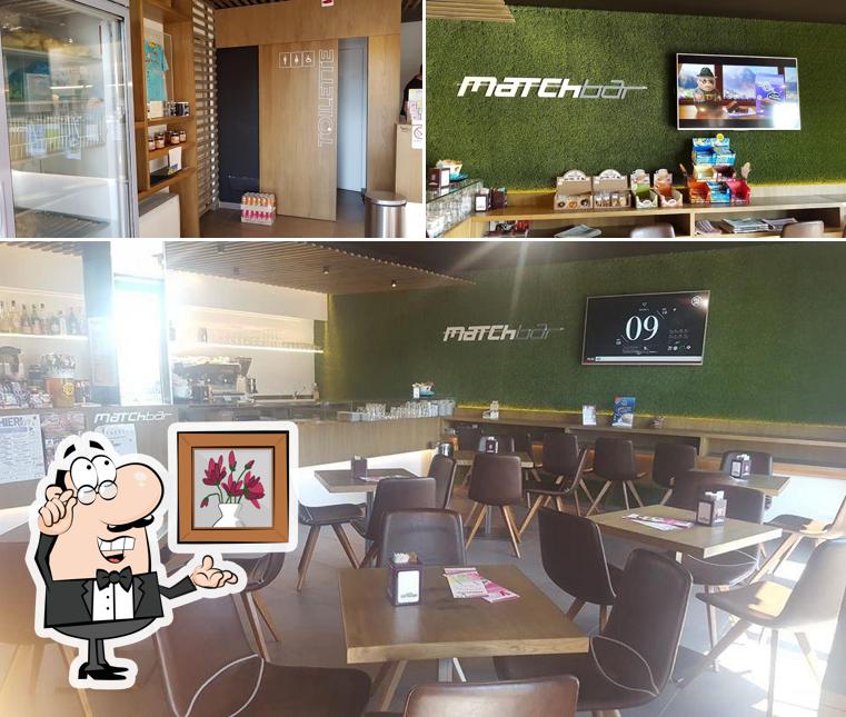 Gli interni di Matchbar