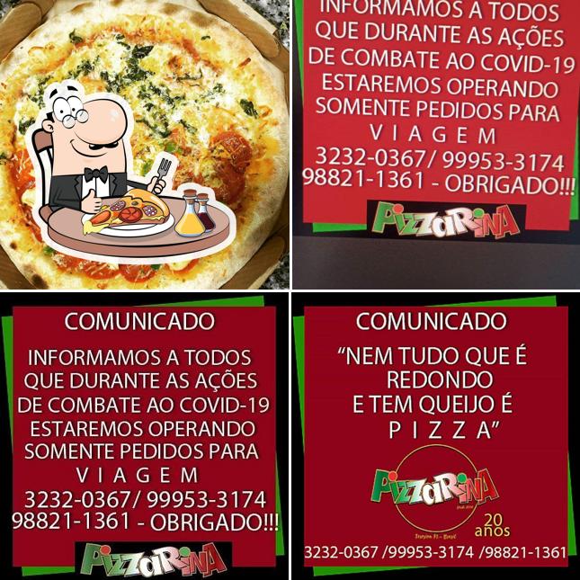 No Pizzarina, você pode desfrutar de pizza