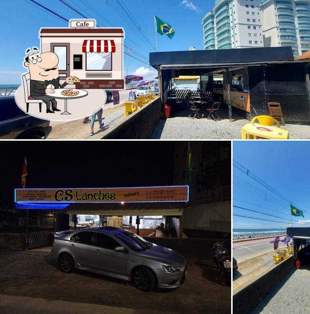 O exterior do CS Lanches Gravatá