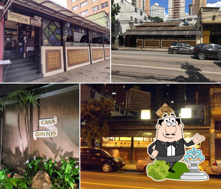O exterior do Casa dos Contos