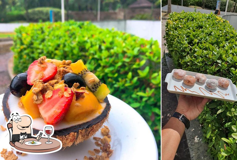 Comida em Restaurante Mediterrâneo