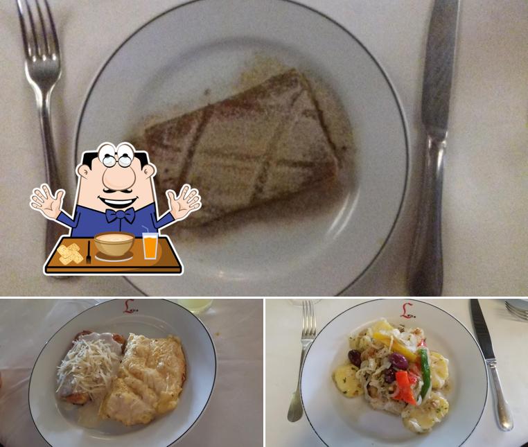 Platos en Restaurante Leite