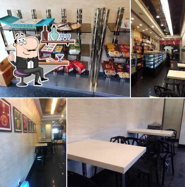 The interior of Anand Sweets & Savouries