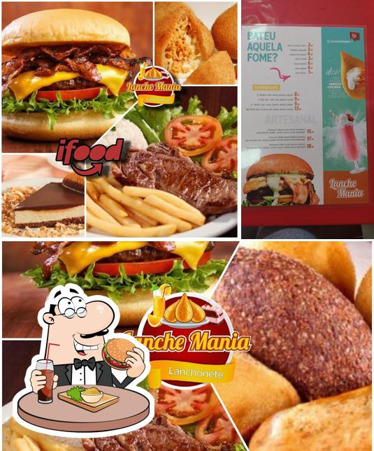 Consiga um hambúrguer no Lanche Mania