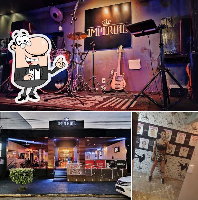 O interior do Imperial Bar e Petiscaria