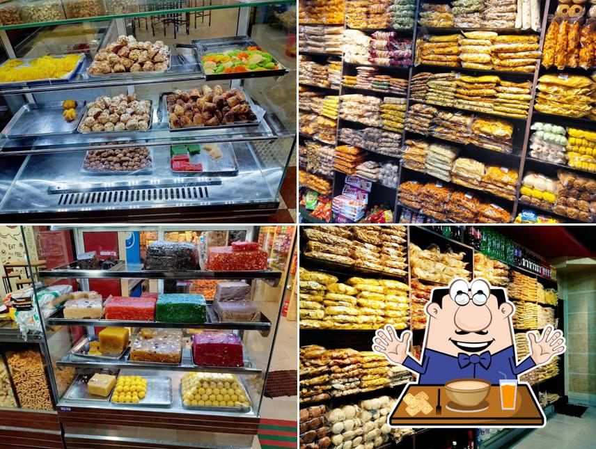 Food at C H HALWA STALL