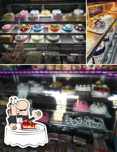 NICE BAKERY serves a range of desserts