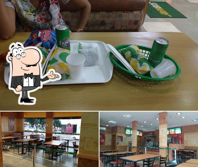 Veja imagens do interior do Subway Cacoal