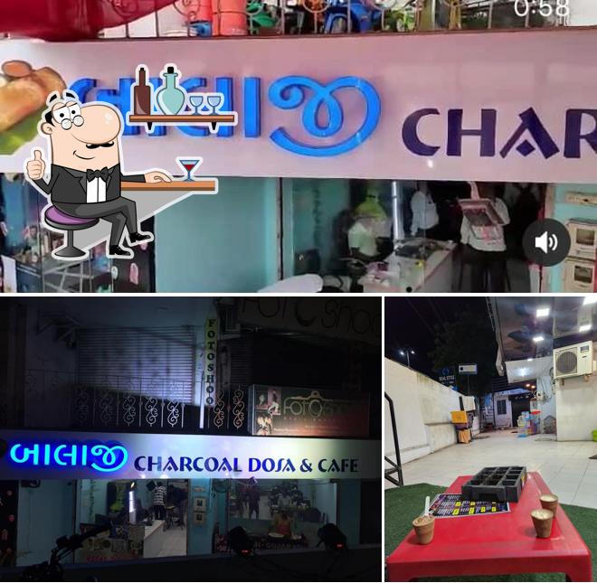 The interior of BALAJI CHARCOAL DOSA