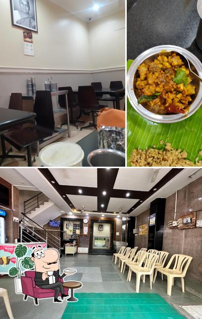 This is the picture showing interior and beverage at Junior Kuppanna