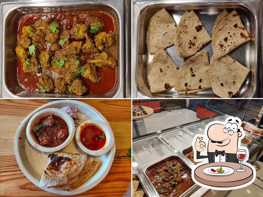 Food at Kolhapuri Thali