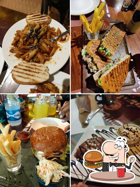 Order a burger at The Chocolate Room Mohali