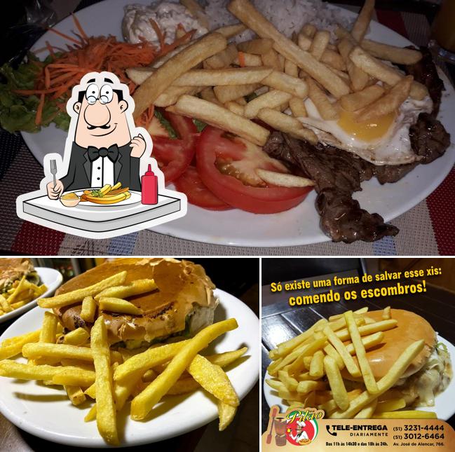 Experimente cbatatas fritas francesas no Pilão Restaurante