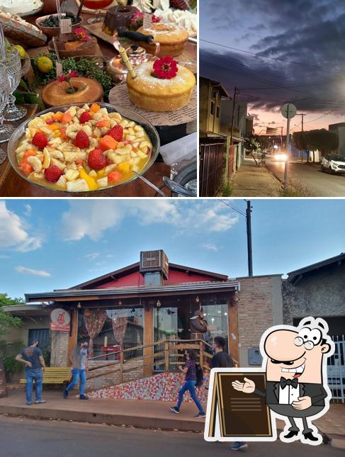 O Machado Queijos - Cafeteira, Queijos, Doces Artesanais, Cestas de Café da Manhã, Caixas de Madeira em MDF e Quitandas se destaca pelo exterior e comida