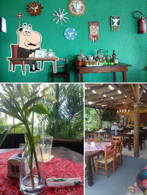 O interior do Hortelã Pimenta