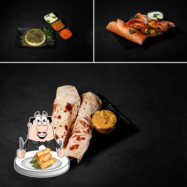 Spring rolls at Santripthi Aahara