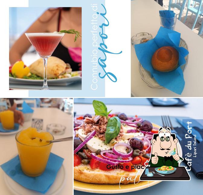 Platti al Café du Port Lipari Island