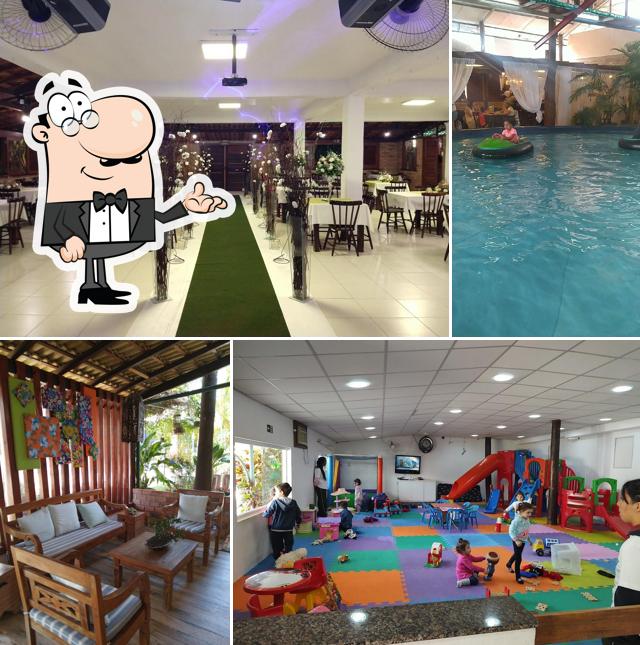 O interior do Adventree Buffet e Eventos