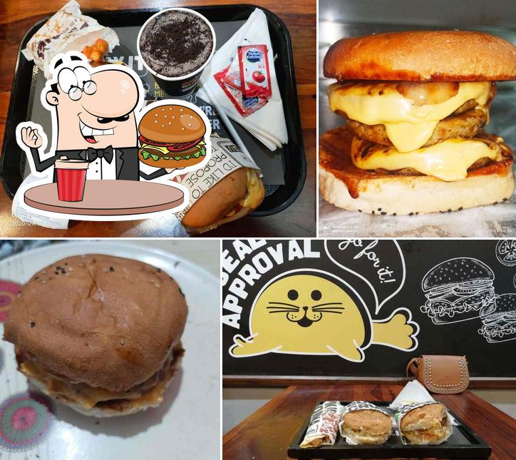 Get a burger at Biggies Burger