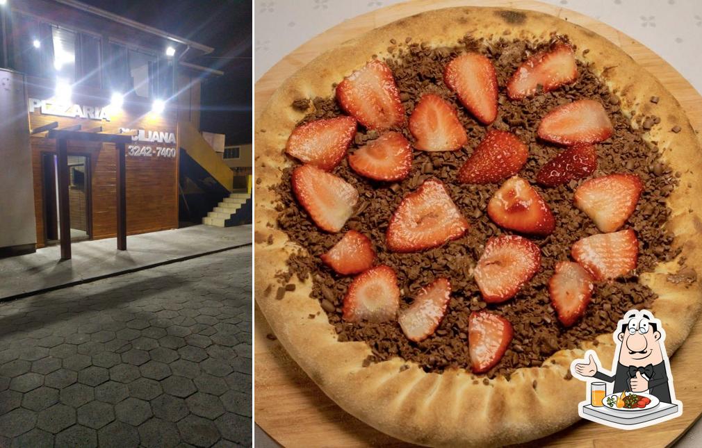 Comida em Pizzaria Siciliana