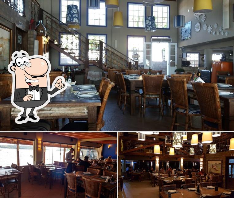 O interior do Rancho Açoriano Ribeirão da Ilha