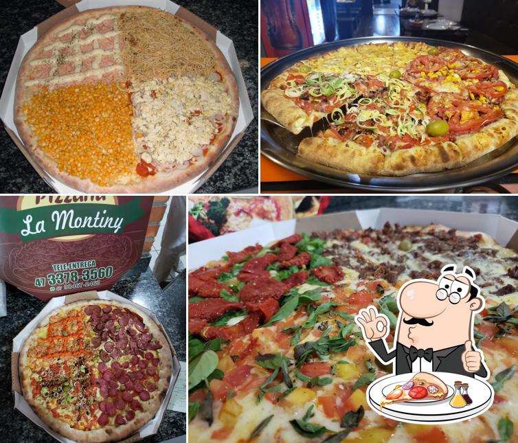 No Pizzaria La Montiny, você pode degustar pizza