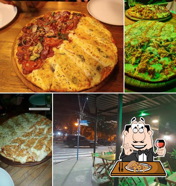 Escolha diversos tipos de pizza