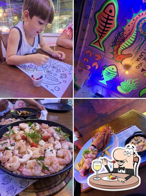 Ceviche em Restaurante Manguetown Mar e Fogo