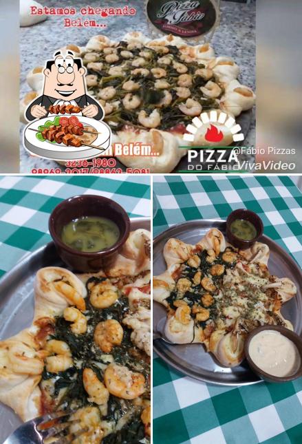 Comida em Pizza do Fábio - Casa Marco