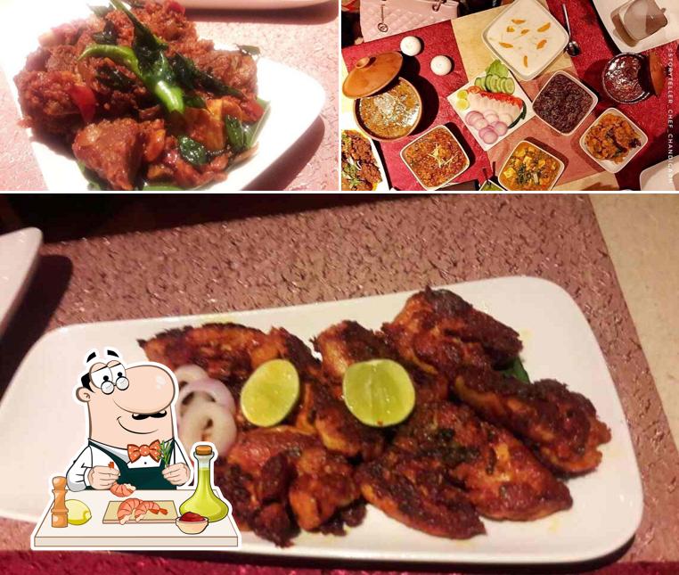 Try out various seafood items offered by Dera