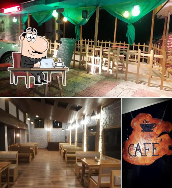 The interior of Healing Stone Cafe & Restaurant