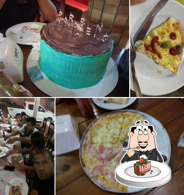 Bolo de chocolate em Emilly Pizzaria - Rodizio