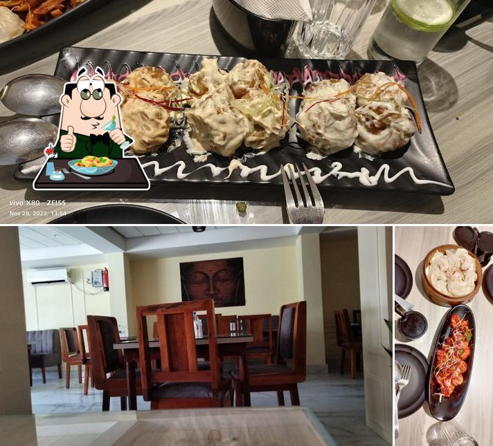 The restaurant's food and interior