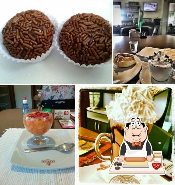 Peça uma das sobremesas