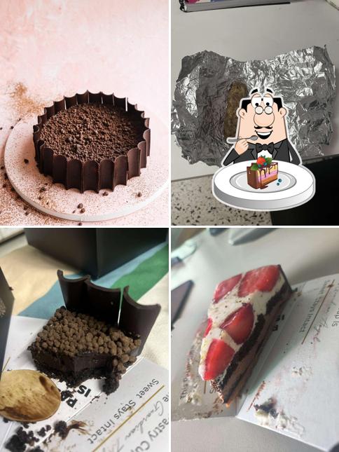 Chocolate cake at Deliure & The Eatrium