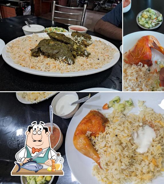 Grilled salmon at Al Raydan Kuzhi Mandhi vellimadukunnu