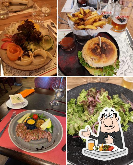 Platti al Restaurant Brasserie Valaisanne