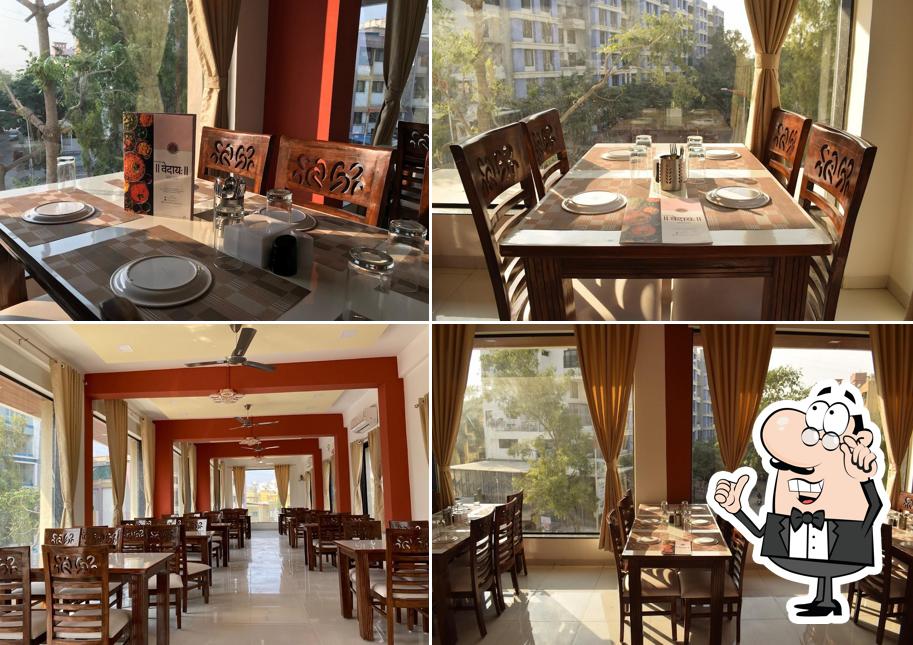 Check out how Vedaay Pure Veg Restaurant looks inside