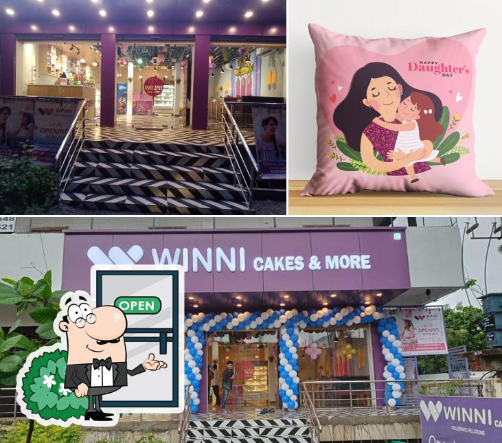 Winni Cakes & More is distinguished by exterior and interior