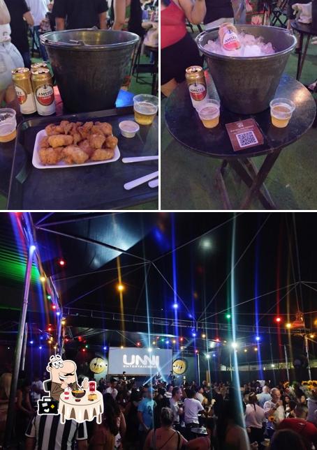 Comida em Cowboys rustic bar