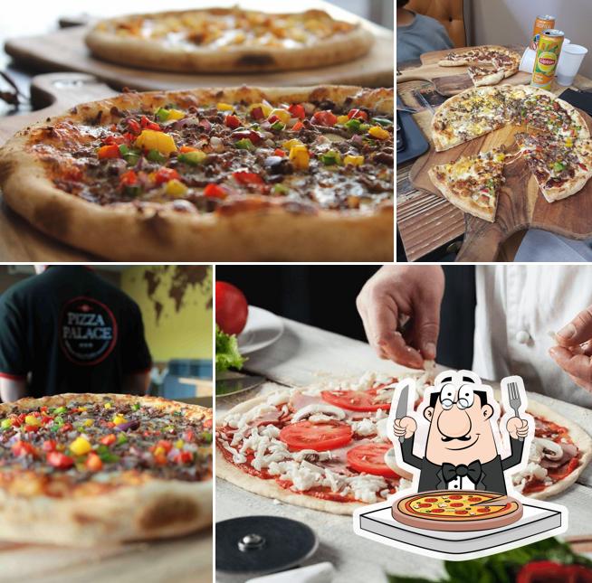 Prenez des pizzas à Pizza Palace Contrexeville