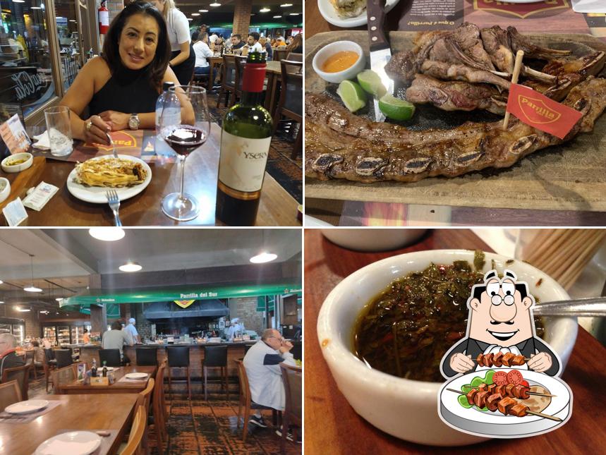 Platos en Parrilla Del Sur