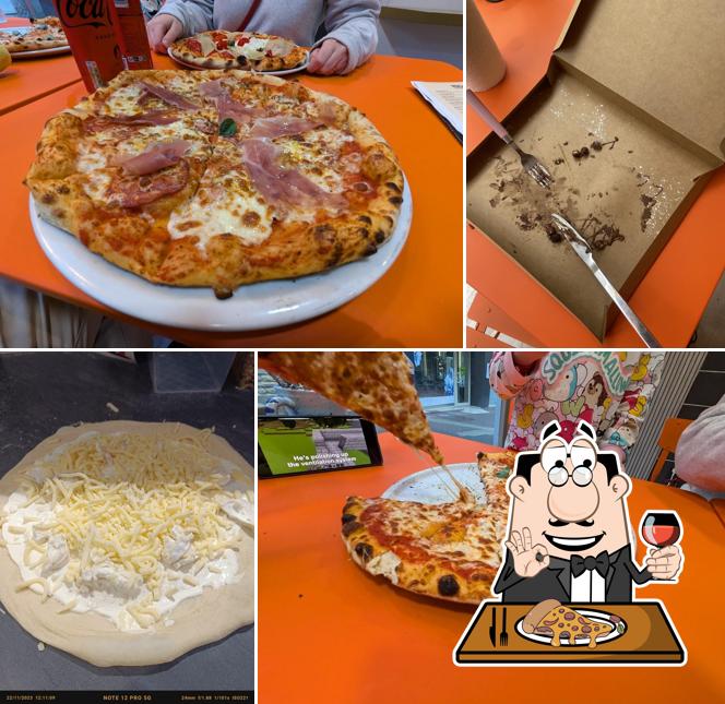 Essayez de nombreux types de pizzas