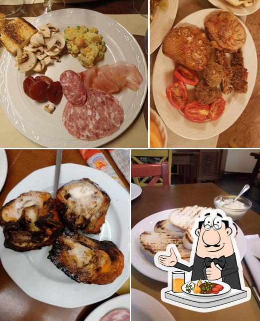 Antipasto al Trattoria Toscana dei Frati Templari